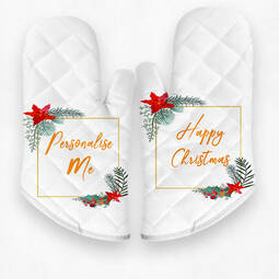 Personalised Christmas Oven Glove