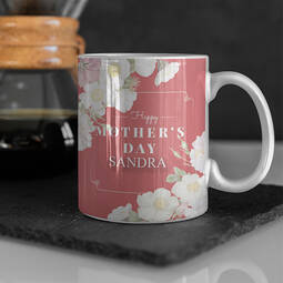 Personalised Mother's Day Mug With Coloured Interior